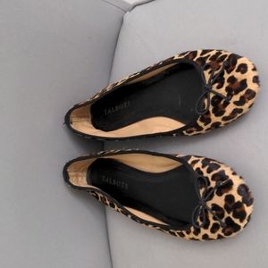 Talbot's calf hair ballet flats